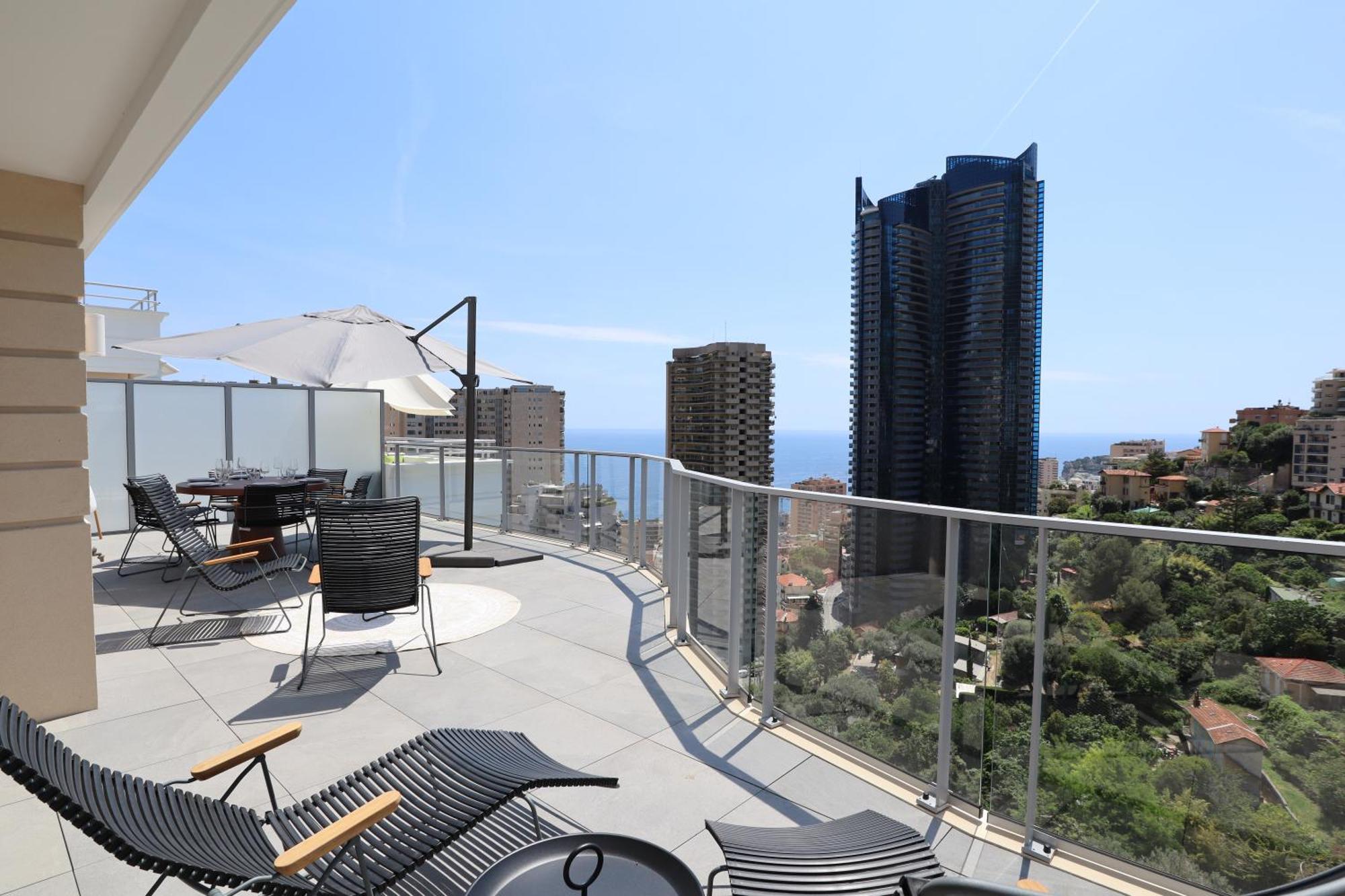 Sun Paradise Seaview&Terrace Parking&Pool Beausoleil Exteriör bild