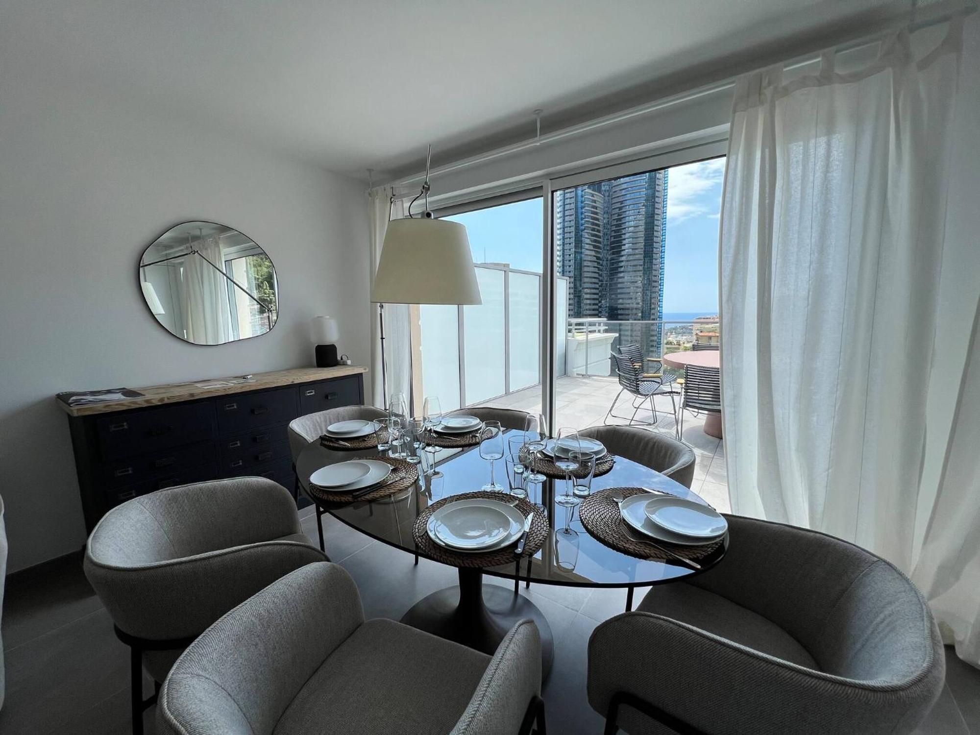 Sun Paradise Seaview&Terrace Parking&Pool Beausoleil Exteriör bild